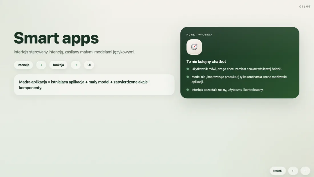 Smart Apps slides project preview