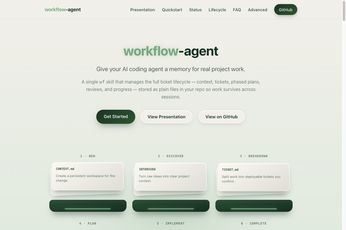 workflow-agent project preview